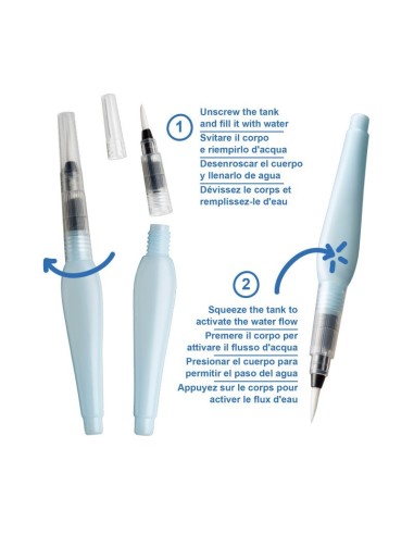 Pincel de agua 3 unidades