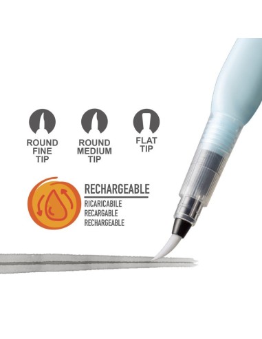 Pincel de agua 3 unidades