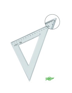 Escuadra escolar 25cm