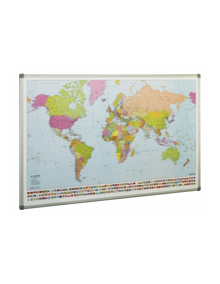 Mapa MUNDI 84x140 Magnético