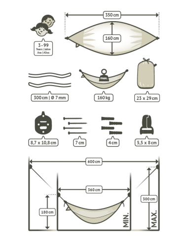 Hamaca Infantil MOKI MAX