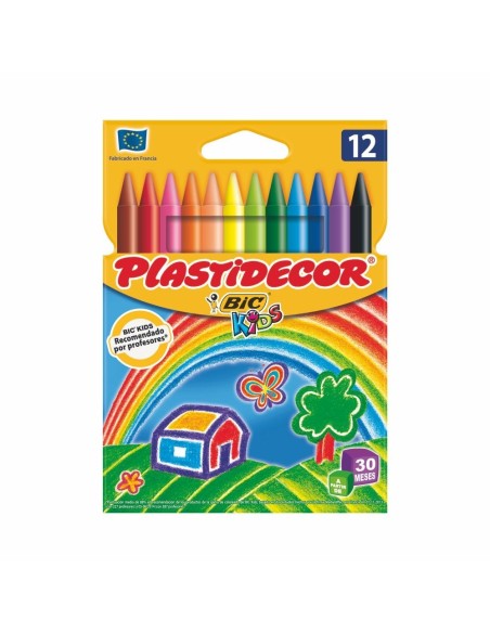 Lápices de Cera Plastidecor 12 colores