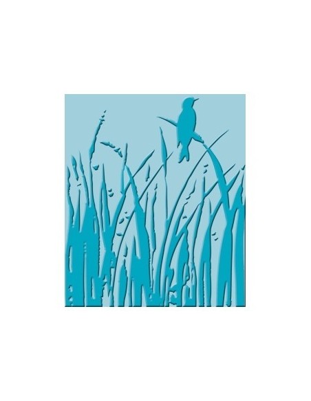 Cuttlebug carpeta embossing canto del ave
