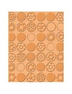 Cuttlebug carpeta embossing puntos en flor
