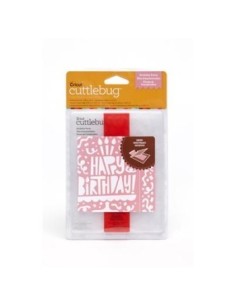 Cuttlebug carpeta embossing+borde hapy