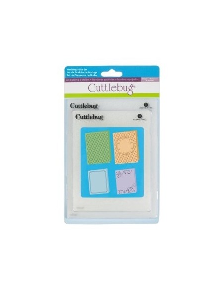 Cuttlebug 4 carpetas embossing bodas