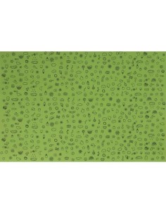 Goma Eva impresa 40x60 dibujos verde