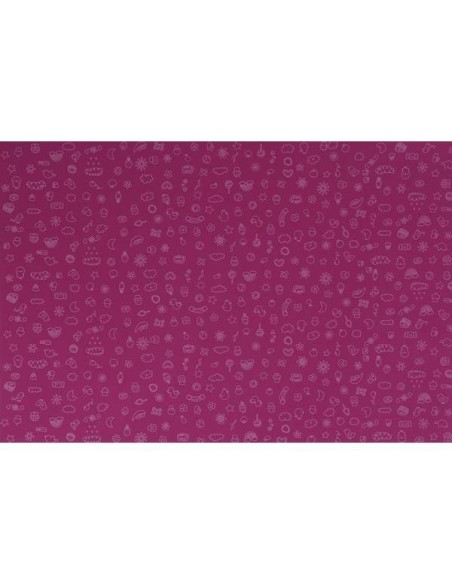 Goma Eva impresa 40x60 dibujos rosa