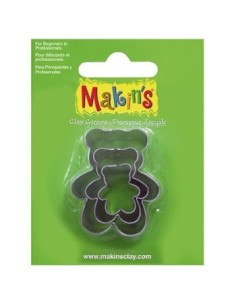 Makins cortador ositos pack 3