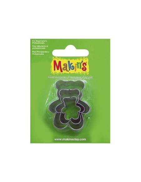 Makins cortador ositos pack 3