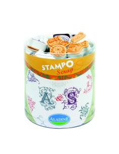 Sellos stampo scrap arabesco 48u