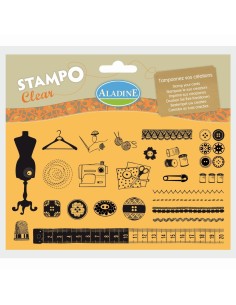 Sellos stampoclear costura