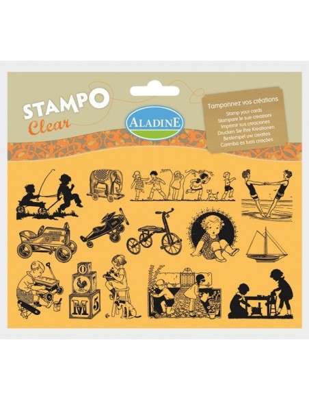 Sellos stampoclear juego de niños