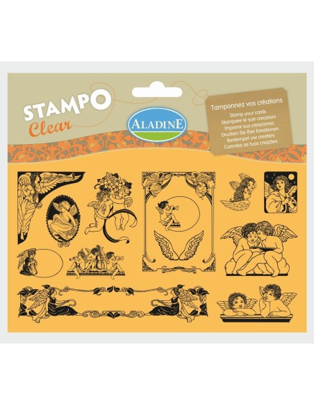 Sellos stampoclear ángeles