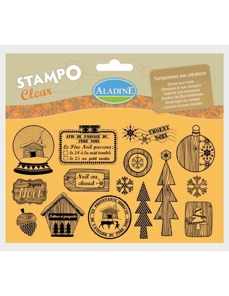 Sellos stampoclear motivos navidad