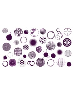 Sellos stampo scrap círculos 36u 2