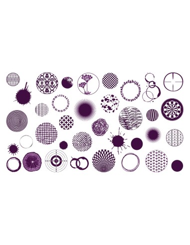 Sellos stampo scrap círculos 36u