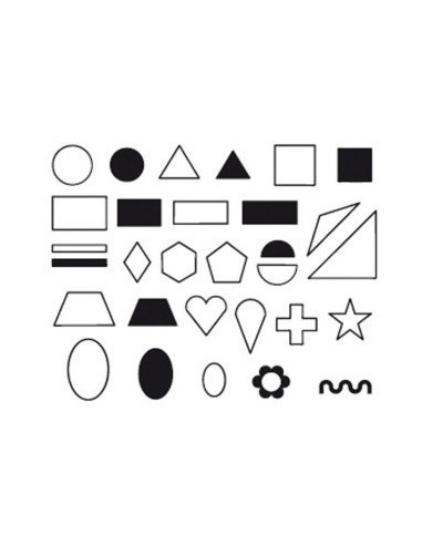 Sellos stampominos formas 30u