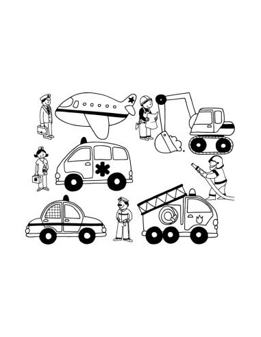 Sellos stampominos oficios 10u