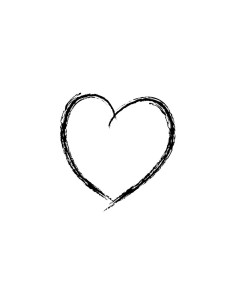 Sello madera C corazón