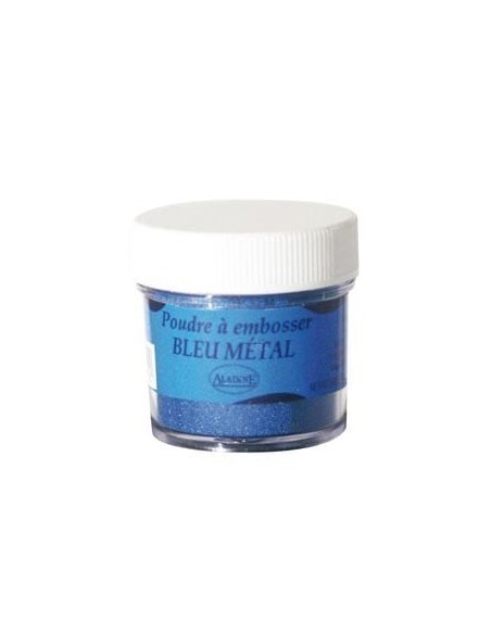 Polvo embosing 30ml blue metal