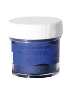 Polvo embosing 30ml violet metal