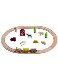 Conjunto tren granja