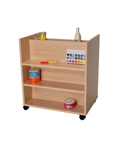 Carro plástica con cartulinero