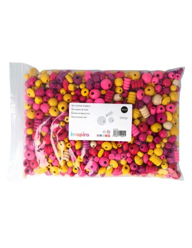Abalorios madera colores