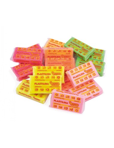 Plastilina Jovi 50g Neón 30u