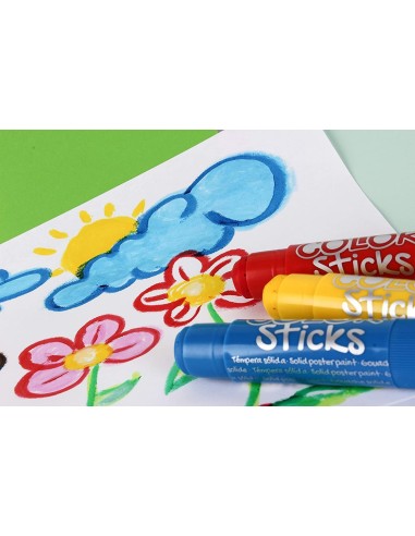 Témpera sólida colores surtidos 96u