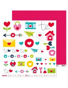 Anita Con Amor Papel Scrap F. Recortables Unidad