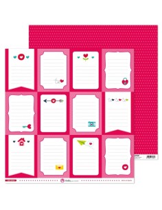 Anita Con Amor Papel Scrap Tarjetas Unidad