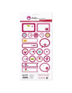 Anita Con Amor Pegatinas Unidad