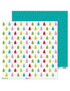 Anita Feliz Navidad Papel Scrap Arbol Unidad