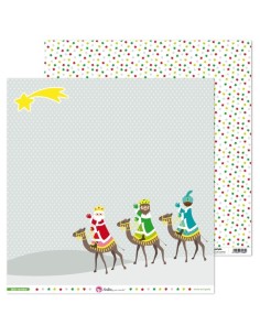 Anita Feliz Navidad Papel Scrap Reyes Unidad