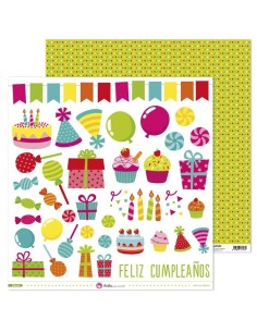 Anita Fiesta Papel Scrap F. Recortables Unidad