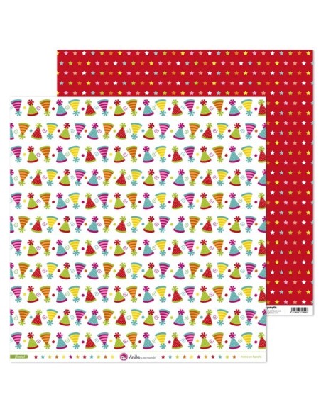 Anita Fiesta Papel Scrap Gorritos Unidad