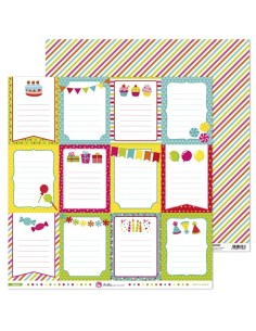 Anita Fiesta Papel Scrap Tarjetas Unidad