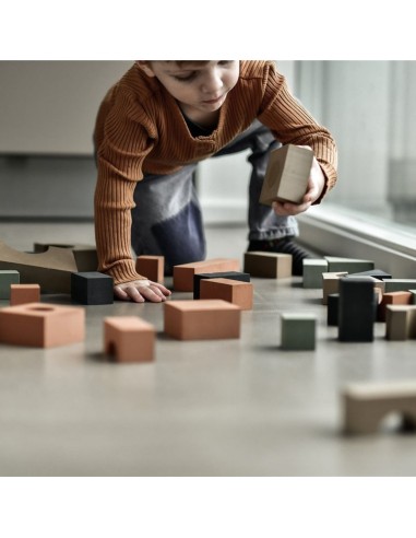 Bloques construcción goma EVA 80u