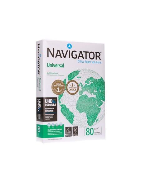 Papel A4 Blanco NAVIGATOR 80g 500h