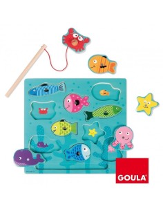 Puzzle pesca magnético