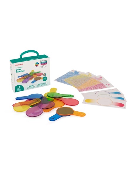 Paletinas de colores translúcidas