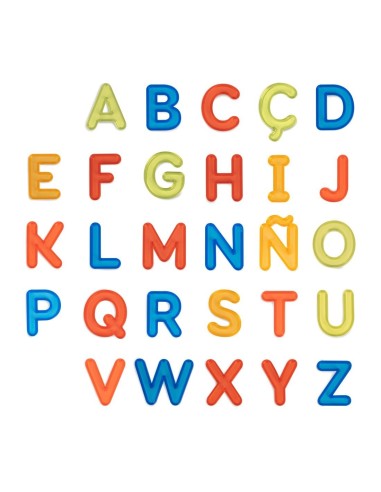 Letras mayúsculas translúcidas