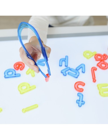 Letras minúsculas translúcidas