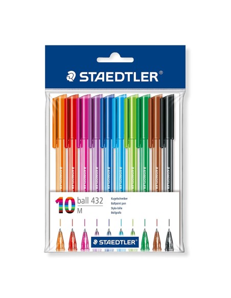 Bolígrafo STAEDTLER 10 colores