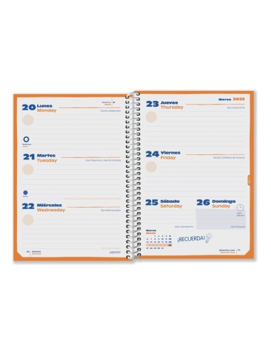 Agenda escolar Planet