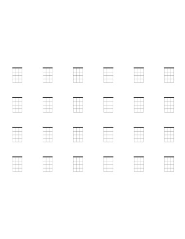 Cuaderno de música UKELELE