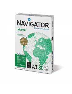 Papel A3 Blanco NAVIGATOR 80g 500h