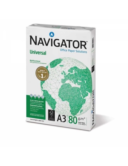 Papel A3 Blanco NAVIGATOR 80g 500h